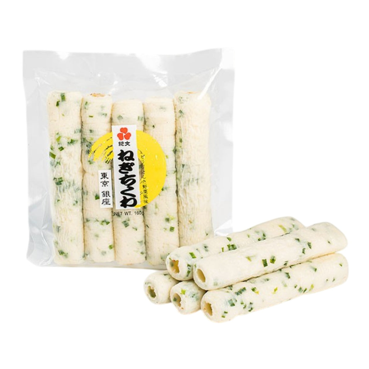 Kibun Negi Chikuwa - Grilled Fish Cake with Spring Onion 160g