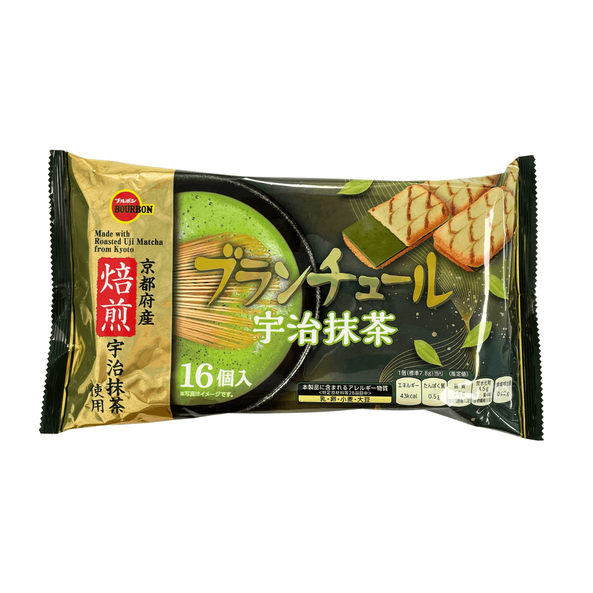 Bourbon Blanchul Uji Matcha Cookies 124.8g
