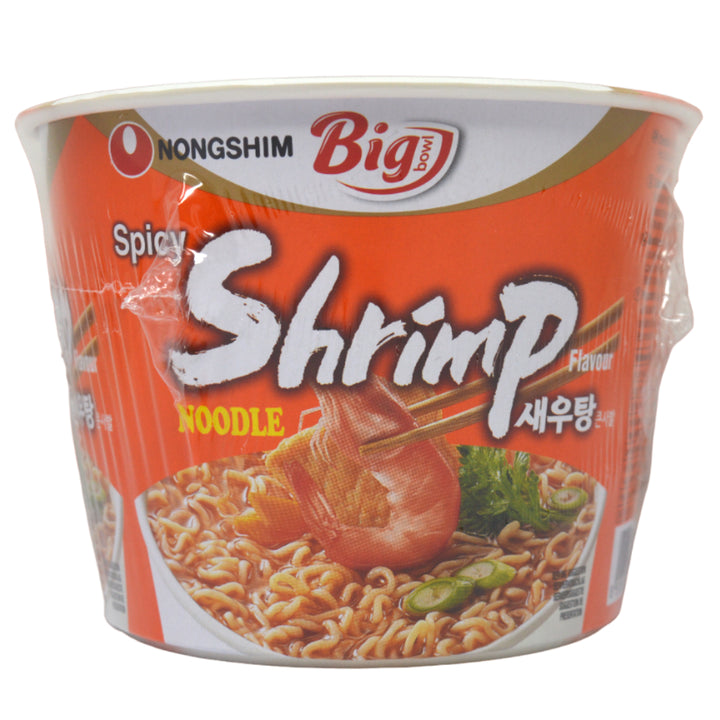 Nongshim Big Bowl Noodle Spicy Shrimp Flavour 115g  *Best Before Date: 31/12/2026