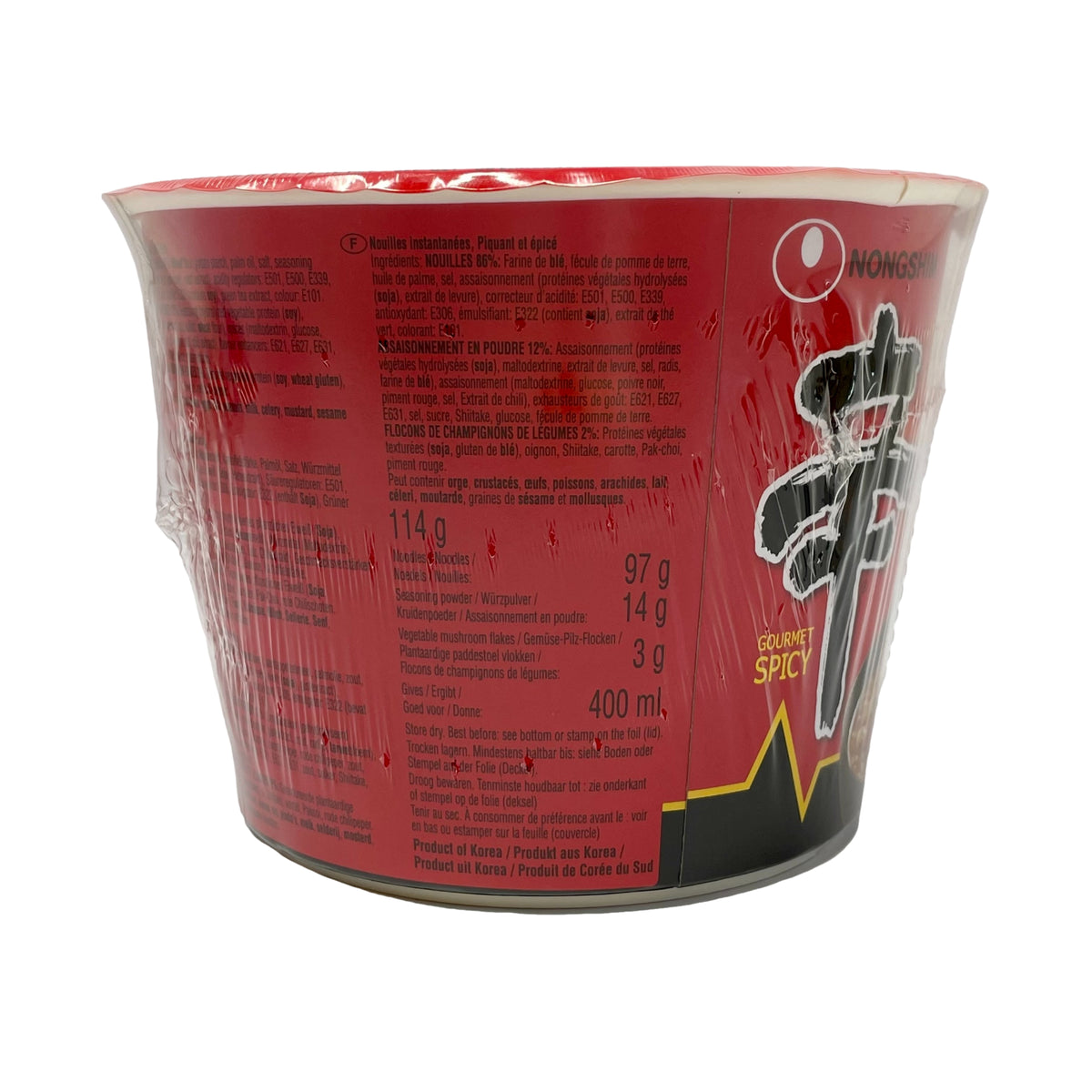 Nongshim 辛ラーメン大盛り 114g　＊賞味期限：2026年12月17日