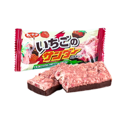 Yuraku Black Thunder Strawberry Bar 113g