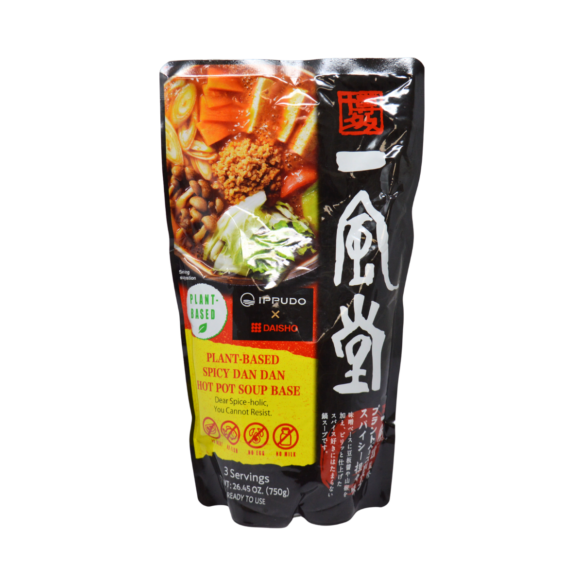 ダイショー 一風堂監修 鍋スープ スパイシー坦々味 750g  ＊賞味期限：2027年1月9日