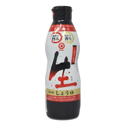 マルキン しぼりたて生醬油 450ml