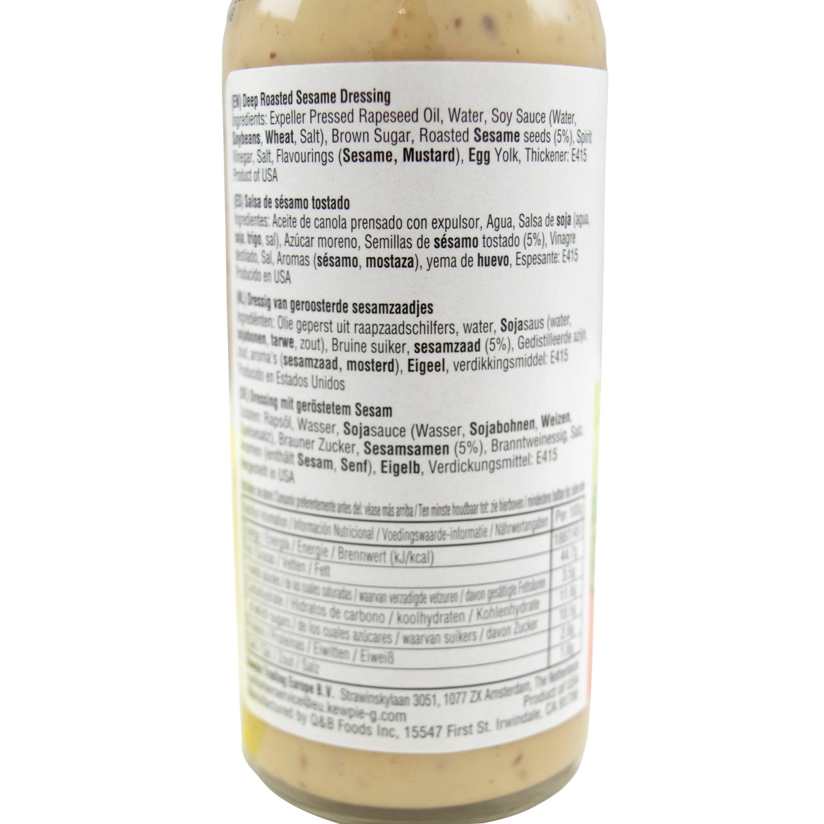 Kewpie Deep Roasted Sesame Dressing 236ml