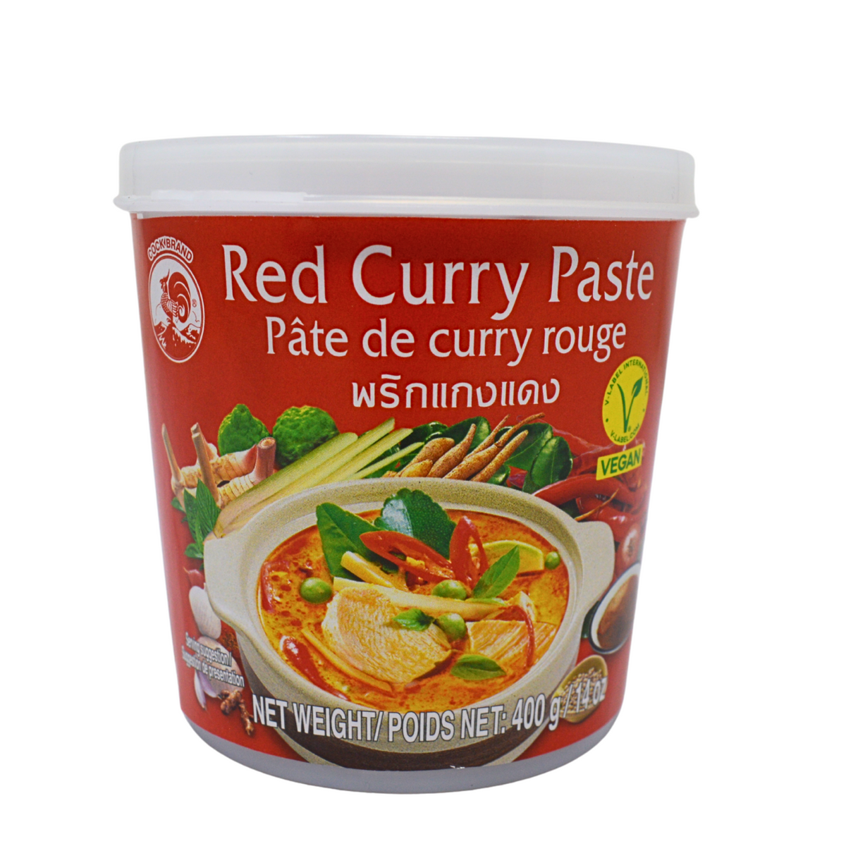 コック レッドカレーペースト 400g（8食分）
