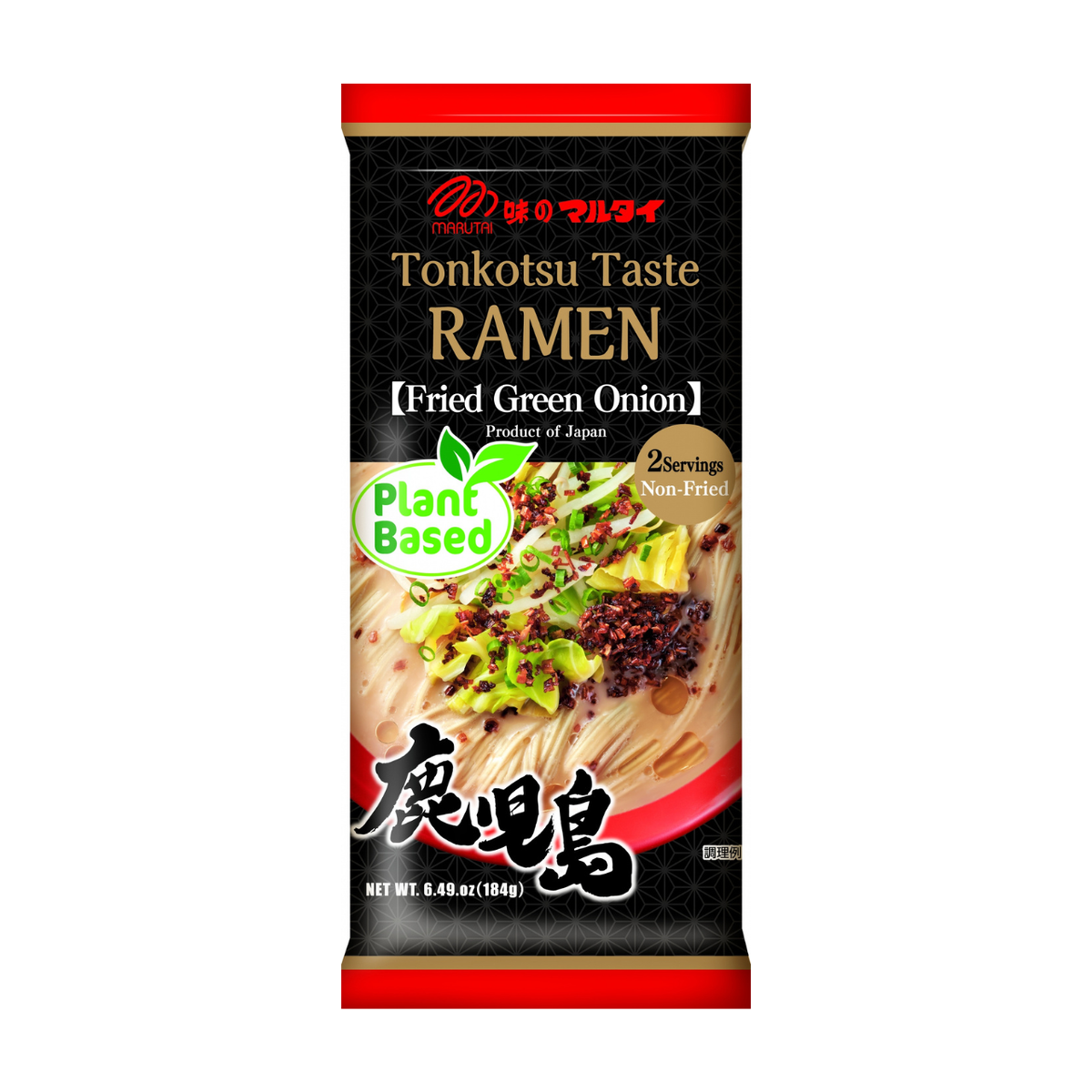Marutai Tonkotsu Taste Ramen - Kagoshima Fried Green Onion 184g  *Best Before Date: 21/12/2026