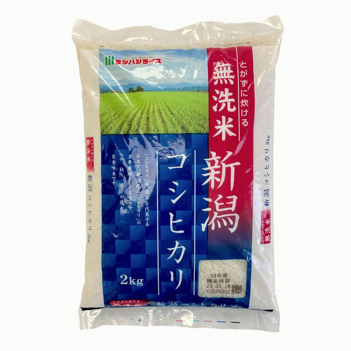 Niigata Koshihikari - Pre-Washed Japanese Rice 2kg  *Best Before Date: 25/11/2026