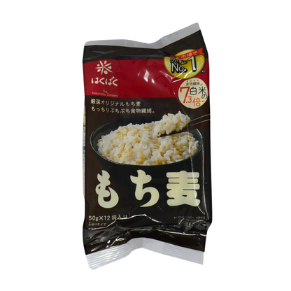 はくばく もち麦 スタンドパック 12x50g