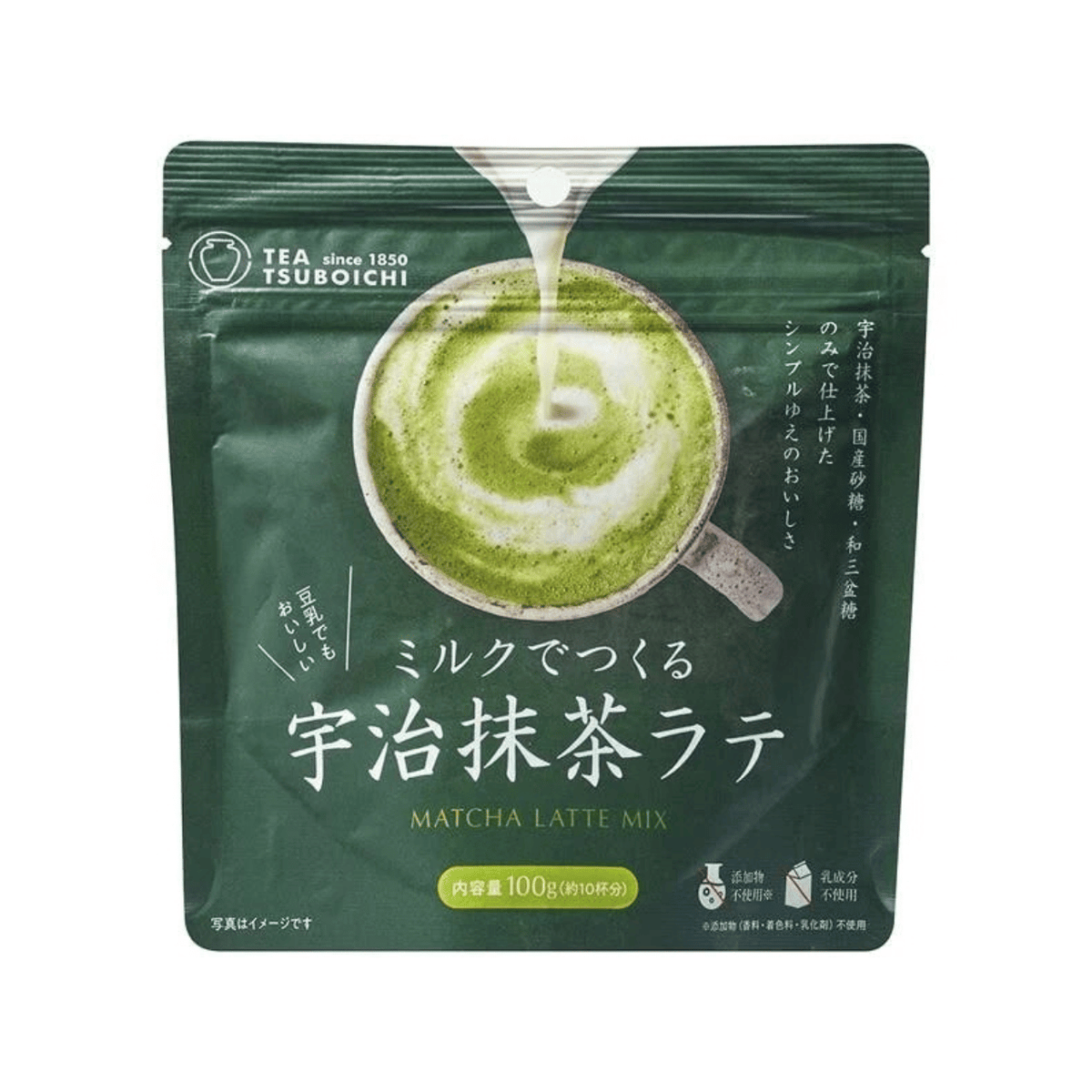 Tsuboichi Matcha Latte Mix Powder with Sugar 100g