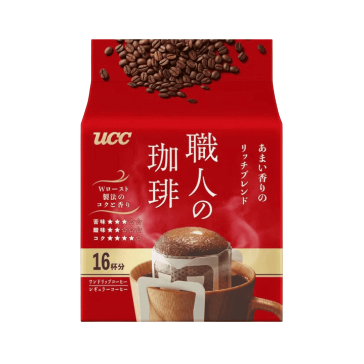UCC 職人咖啡 香濃掛耳咖啡16入 112g