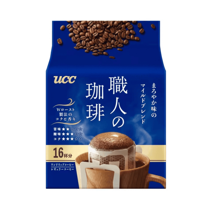 UCC 職人咖啡 醇和掛耳咖啡16入 112g