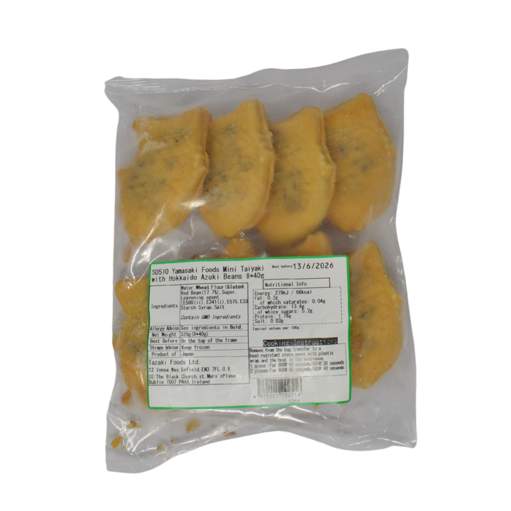 山崎食品 ミニたい焼き 北海道産あんこ 8×40g