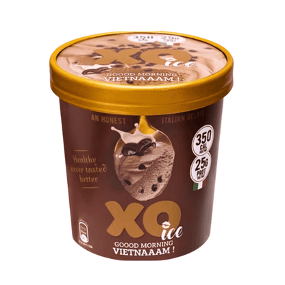 XO-Ice Vietnamese Coffee Gelato with choc drops 473ml