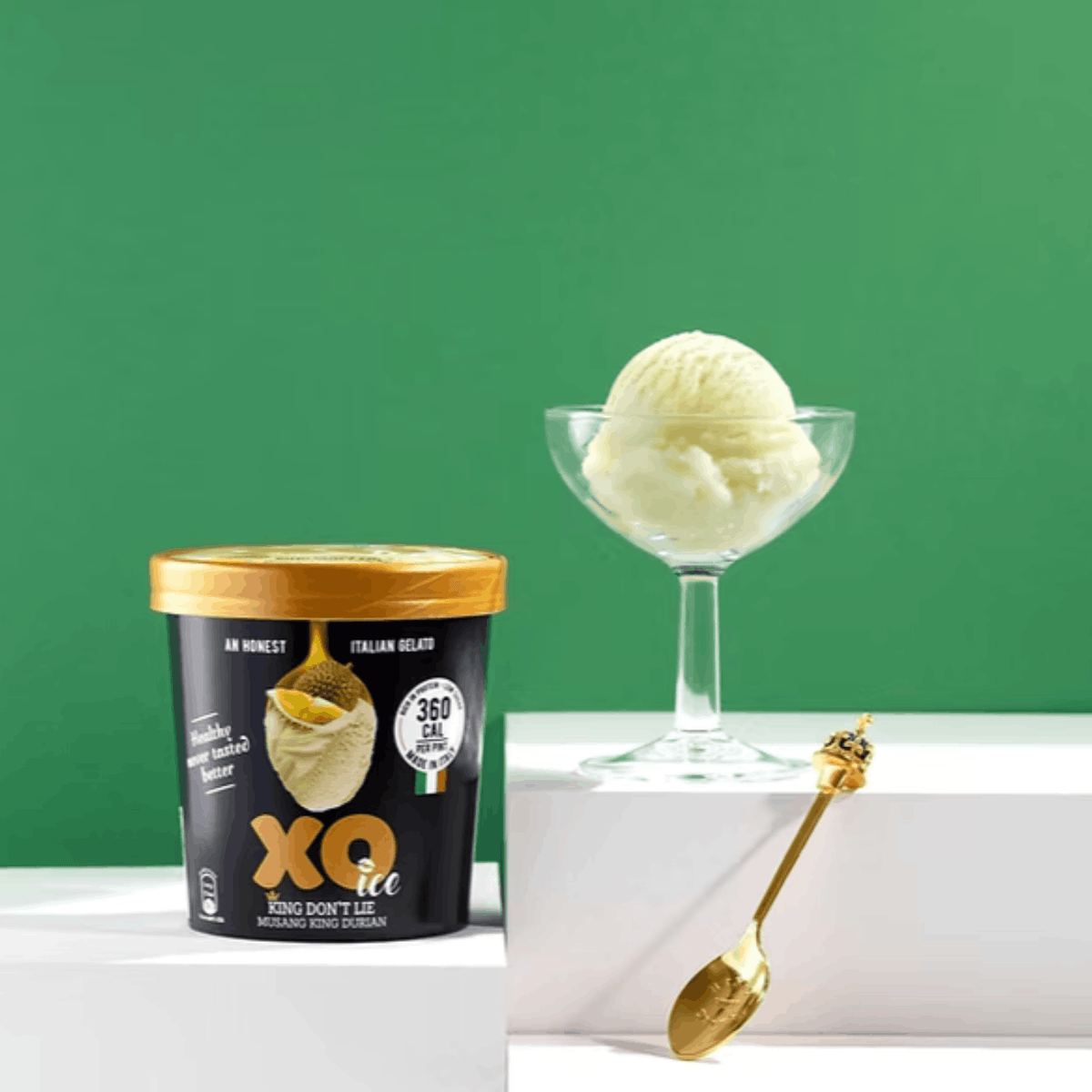 XO-Ice Musang King Durian Gelato (Plant Based) 473ml