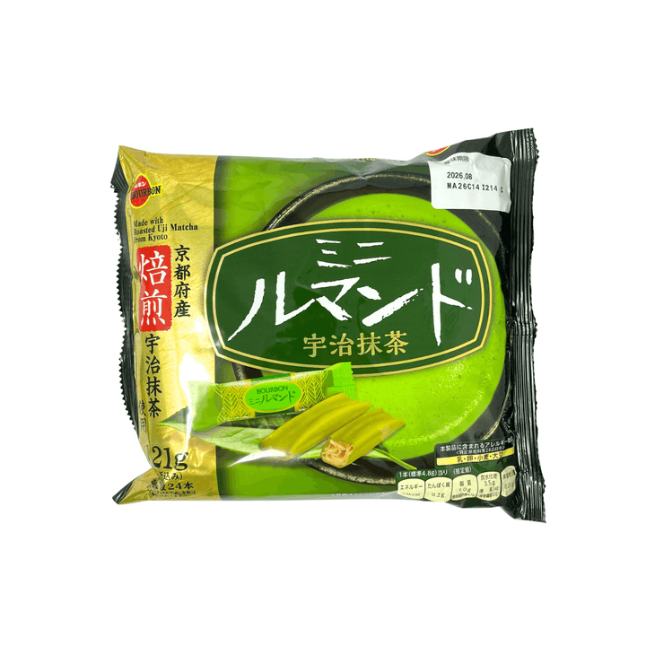 ブルボン ミニルマンド 宇治抹茶クレープロール 121g　＊賞味期限：2026年8月31日