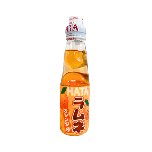 ハタ鉱泉 瓶ラムネ オレンジ味 200ml