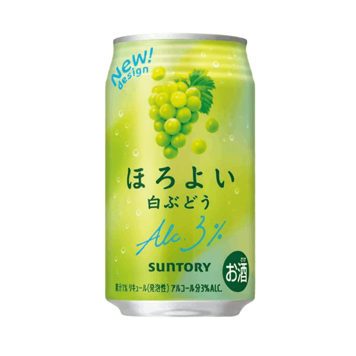 Suntory Horoyoi White Grape Flavour 3% 305ml
