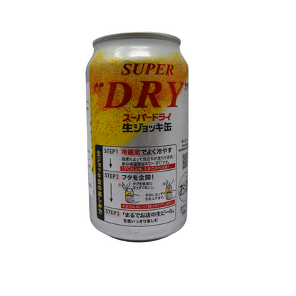 Asahi Super Dry Nama Jokki Beer 5% 350ml