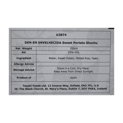 DEN-EN ENVELHECIDA Sweet Potato Shochu 700ml 25%