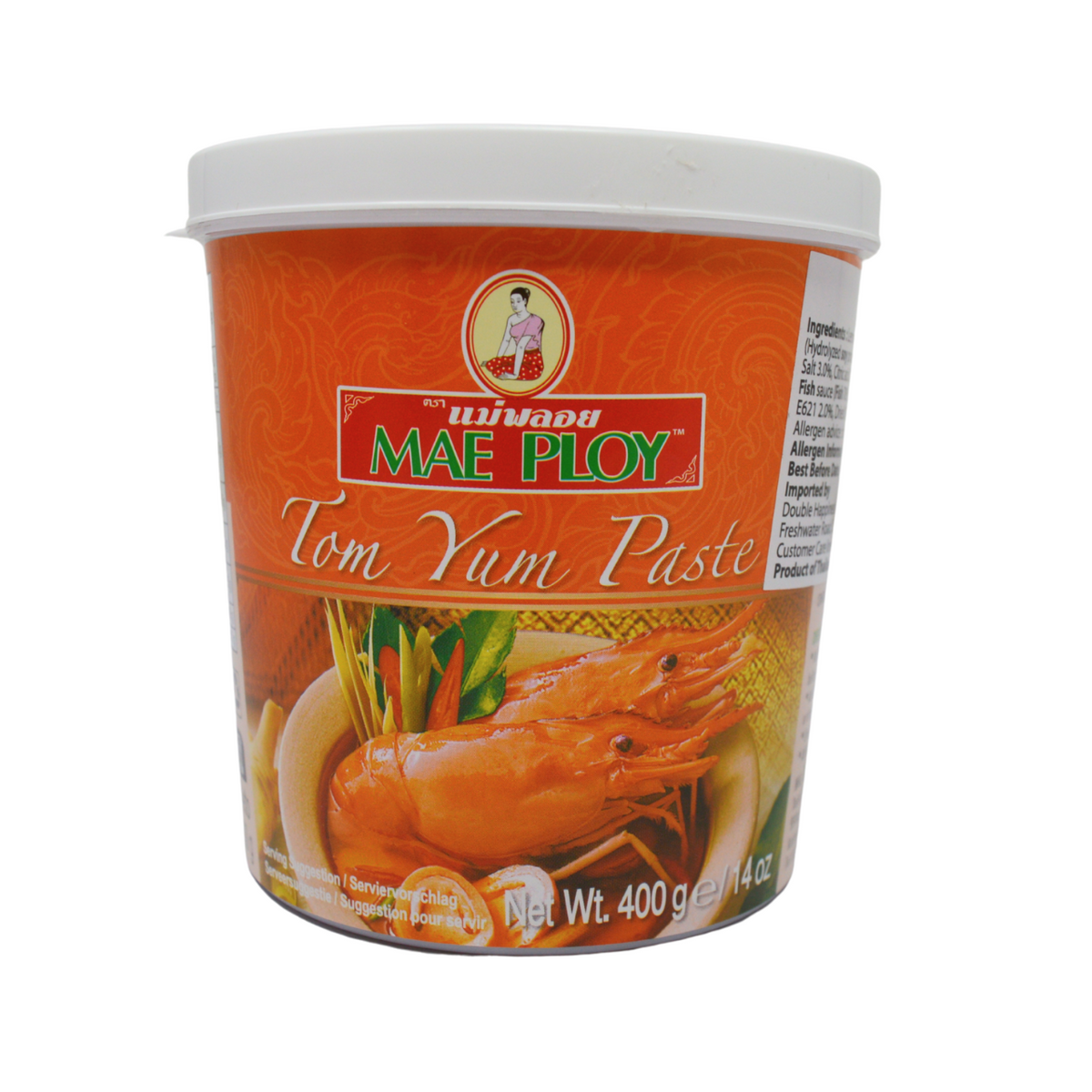 Mae Ploy Tom Yum Curry Paste 400g 8 Servings