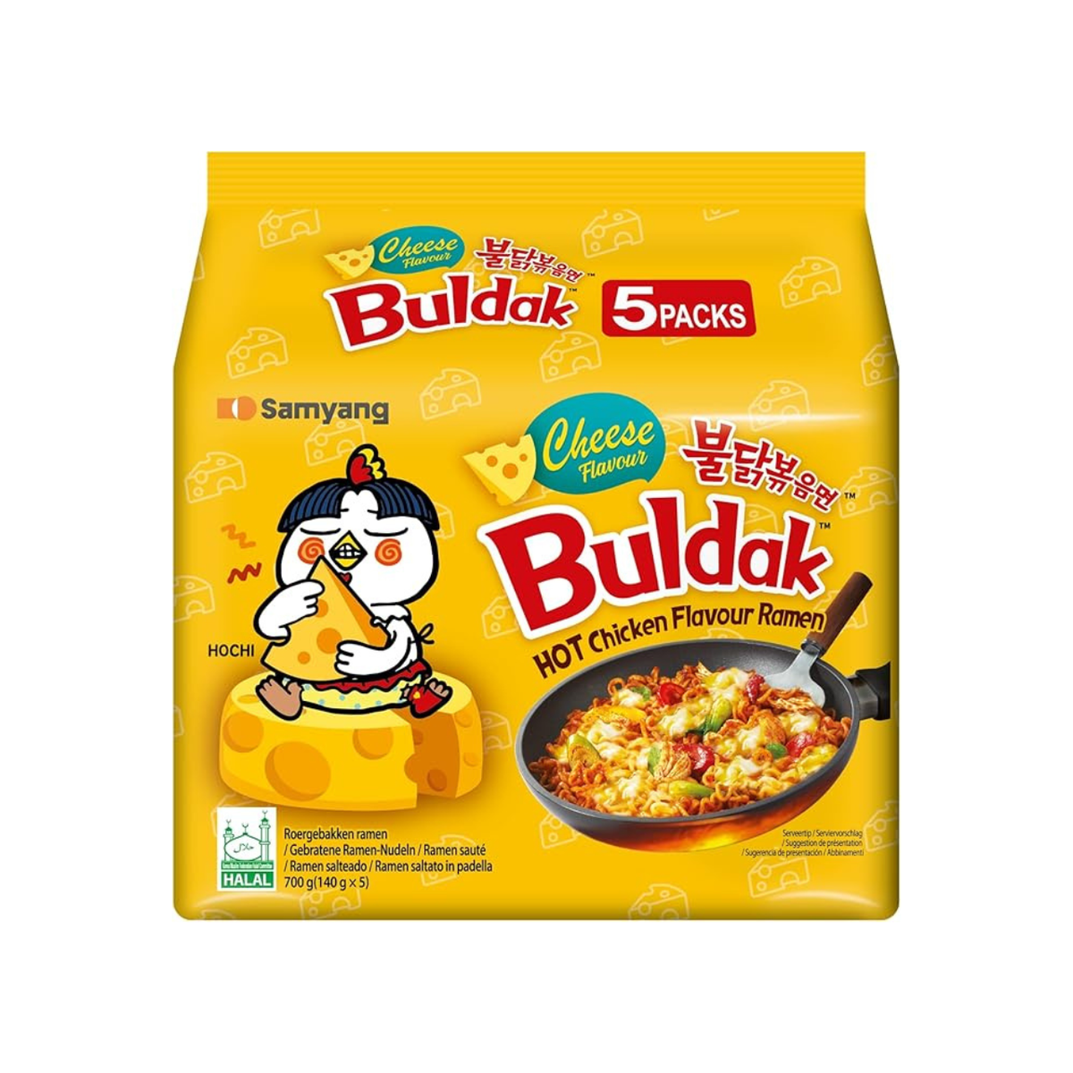 ブルダック 炒め麺　チーズ 　5食入  ＊賞味期限：2027年1月14日