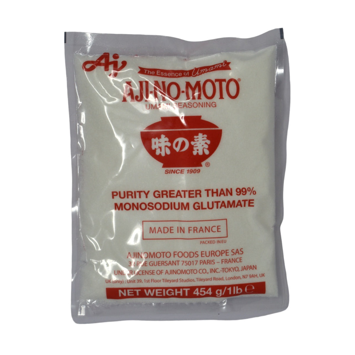 Ajinomoto Monosodium Glutamate (454G)