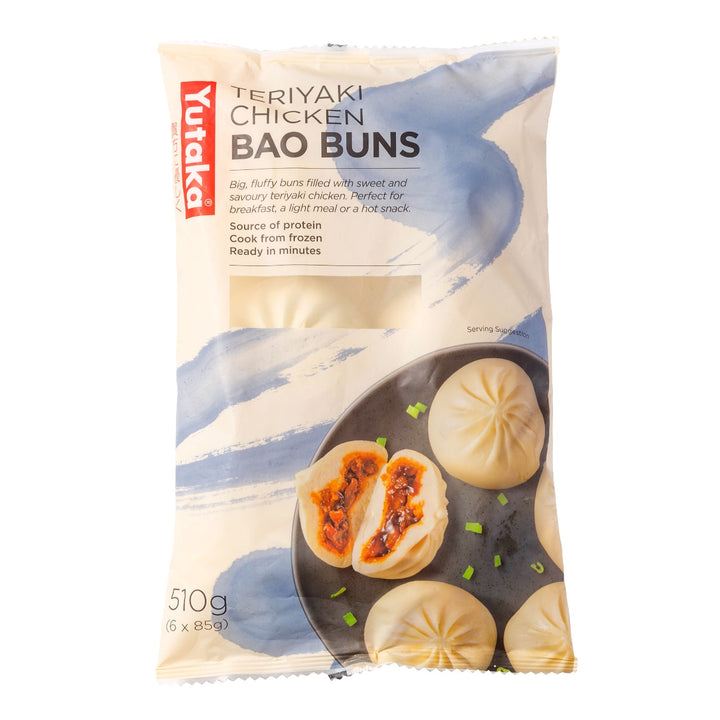 Yutaka Teriyaki Chicken Bao Buns 510g (85g × 6pc)