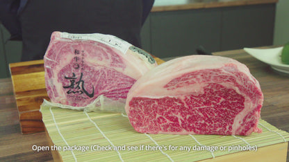 Fresh JUKU Japanese Wagyu Rib Eye Roll 1.1kg+ (chilled product)