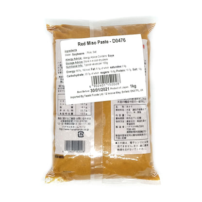 Hanamaruki Red Miso Paste 1kg  *Best Before Date: 31/10/2026