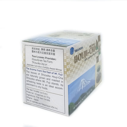 Takaokaya Houjicha Teabags - Roasted Green Tea 16pc  *Best Before Date: 08/01/2027