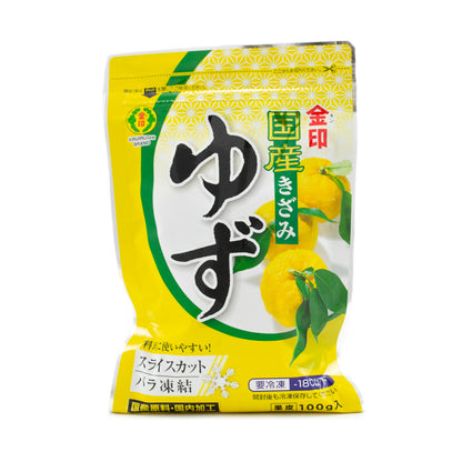 Kinjirushi Sliced Yuzu Zest 100g　＊賞味期限：2026年10月７日