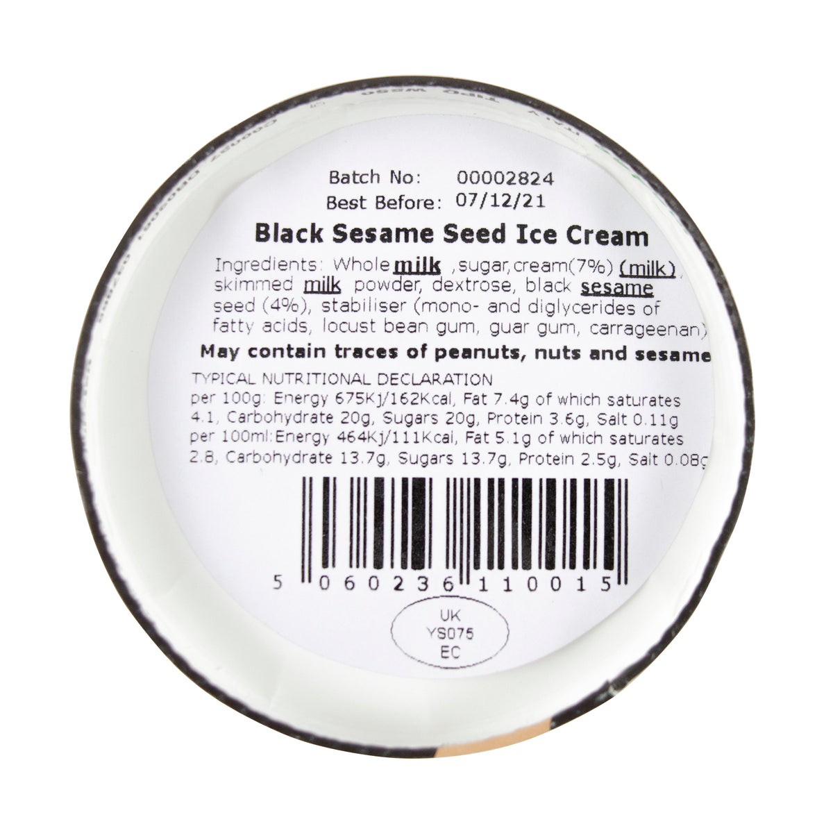 Yee Kwan Black Sesame Ice Cream 475ml