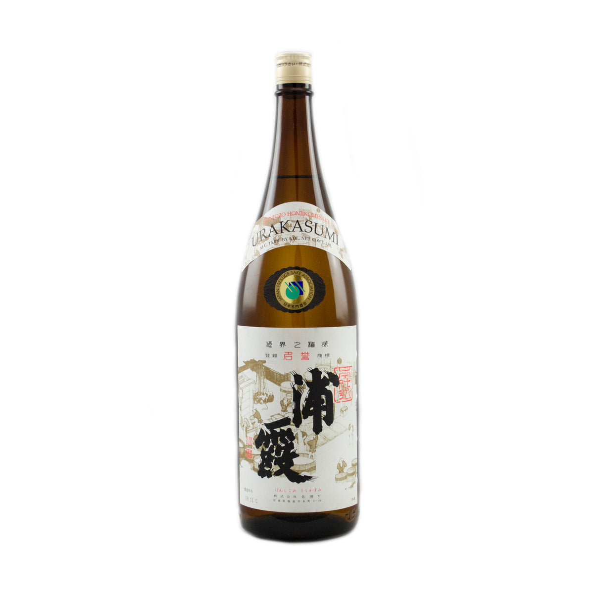 浦霞 本仕込本醸造 清酒 1.8L 14.5%