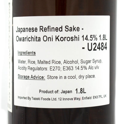 尾張知多 鬼ころし 1.8L 14.5%