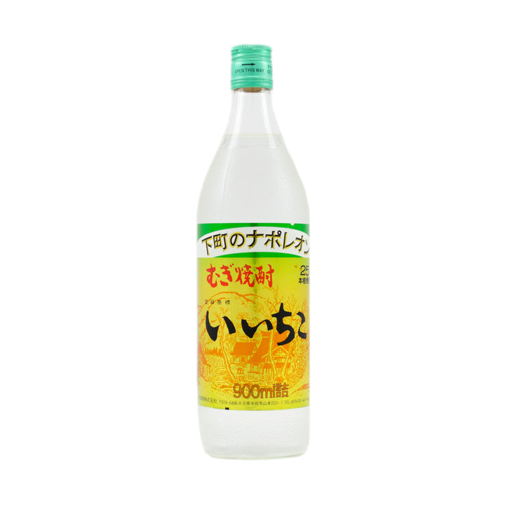 iichiko Barley Shochu (Distilled Spirit with Gluten) 900ml 25%