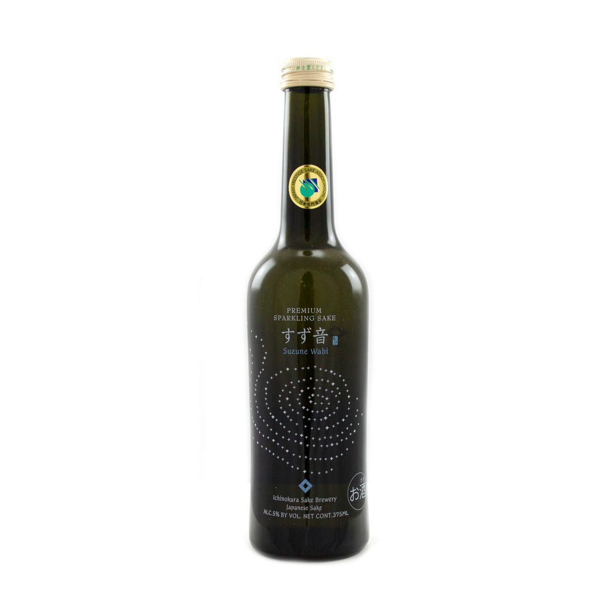 Ichinokura Suzune Wabi Sparkling Sake 375ml   5%