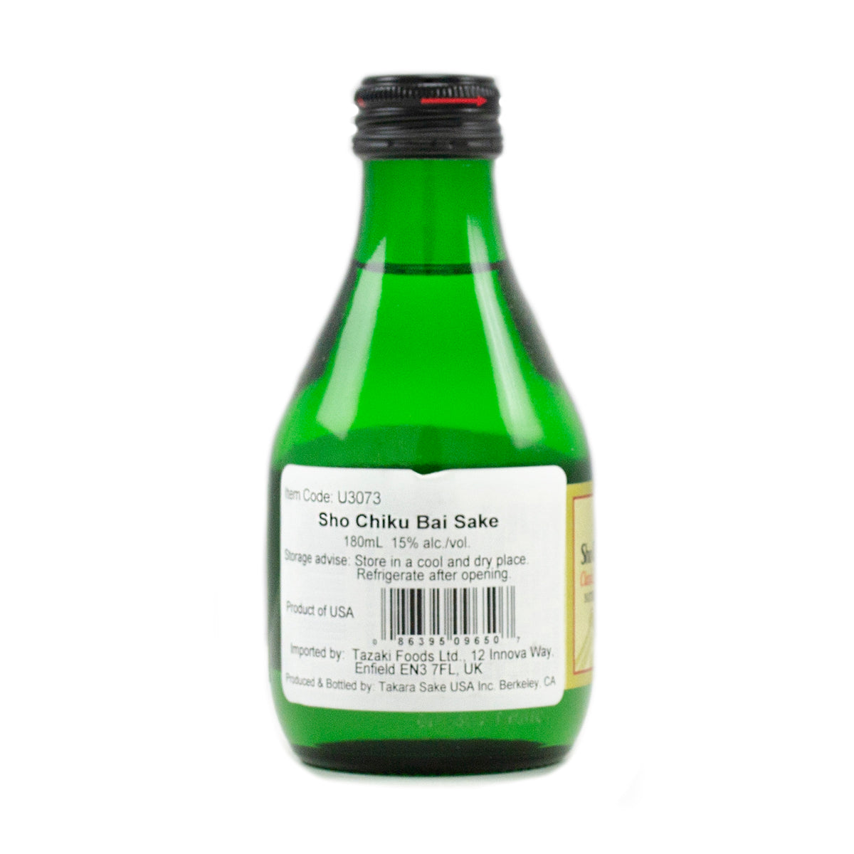 Shochikubai Classic Junmai Sake 180ml 15% 1