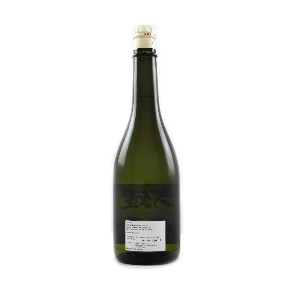 Dassai 45 Junmai Daiginjo Sake 720ml 16%