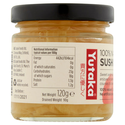 Yutaka Sushi Ginger Gari 120g