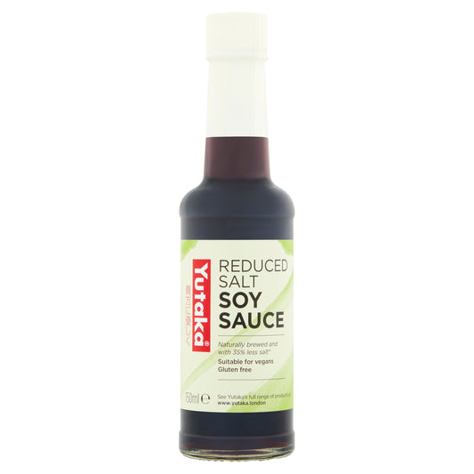 Yutaka Reduced Salt Soy Sauce Gluten Free 150ml